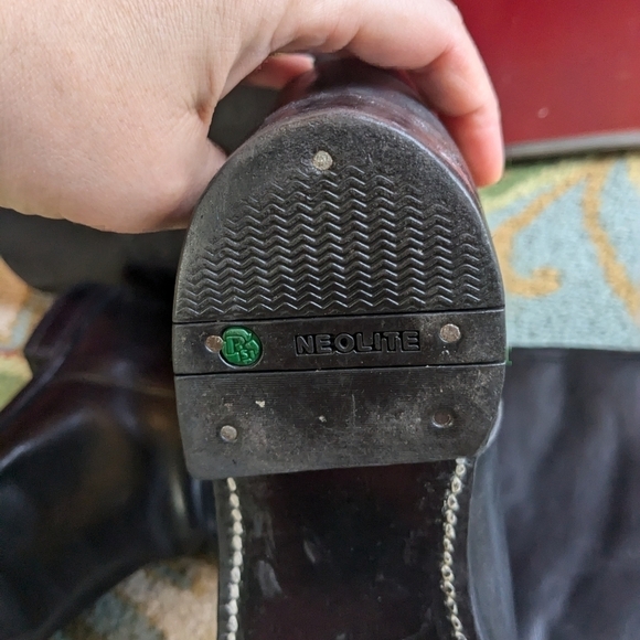 Marlborough Of England Black Leather Riding Boots - Picture 7 of 7